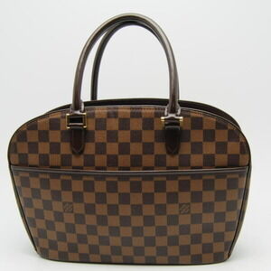 Louis Vuitton Damier Saria Horizontal Shoulder Bag Brown